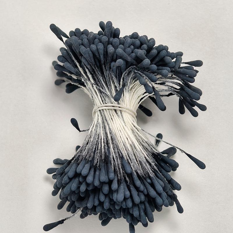 2mm Matte Stamen Hair DIY Accessories: Round Flower Center for Handmade Ornaments