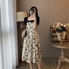 2024 Summer Women Sexy Short Sleeve Print Dress Lady Dresses