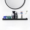 Bathroom Storage Organizer Bathroom Shelf Aluminum White Glass Shelf Bathroom Corner Shelf Wall Mounted Kitchen Storage Holder