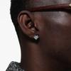 Dragon claw zircon earrings for women, ear piercing for men, sparkling diamond ear bone studs, men's high-end ear cuffs, ear accessories