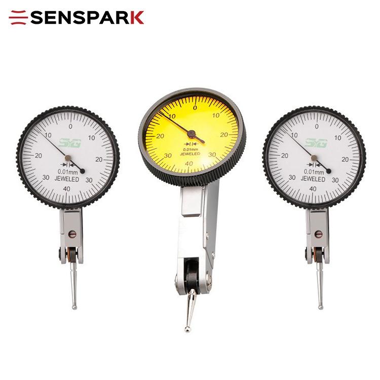 High-precision Lever Micrometer Dial Indicator CNC Machining Anti-vibration Measuring Instrument Accuracy 0 - 0.8 Lever Dial Indicator-Sanfeng Movement (Small )
