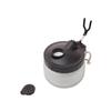 Airbrush Cleaning Kit: Glass Pot, Brush & Needle for Paint Waste Disposal