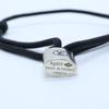LOUIS VUITTON Q05942 Ag925 Padlock Charm Silver Lockit Learn Bracelet Silver / BlackUsed