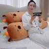 70-140cm New Cuddly Capybara Plush Toys Stuffed Capybara Dolls Long Sleep Squishy Pillow Sofa Cushion Christmas Birthday Gift