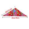Northeast Ethnic Floral Triangle Headscarf for Performances