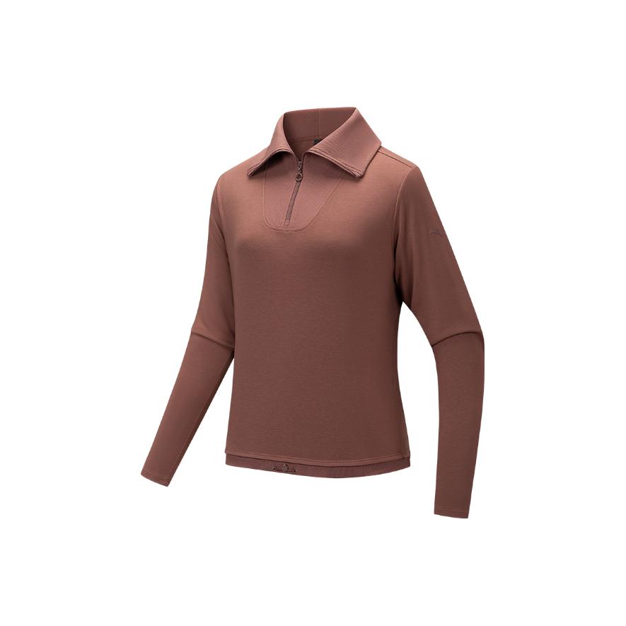 

Anta Тренировочная серия Простое поло с буквенным принтом Повседневный Универсальный Удобный Спортивный Трикотажный Свитер Женский Свитер 162547402-3 M