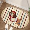 Cartoon Puppy Non-Slip Quick-Dry Water-Absorbent Bathroom Floor Mat