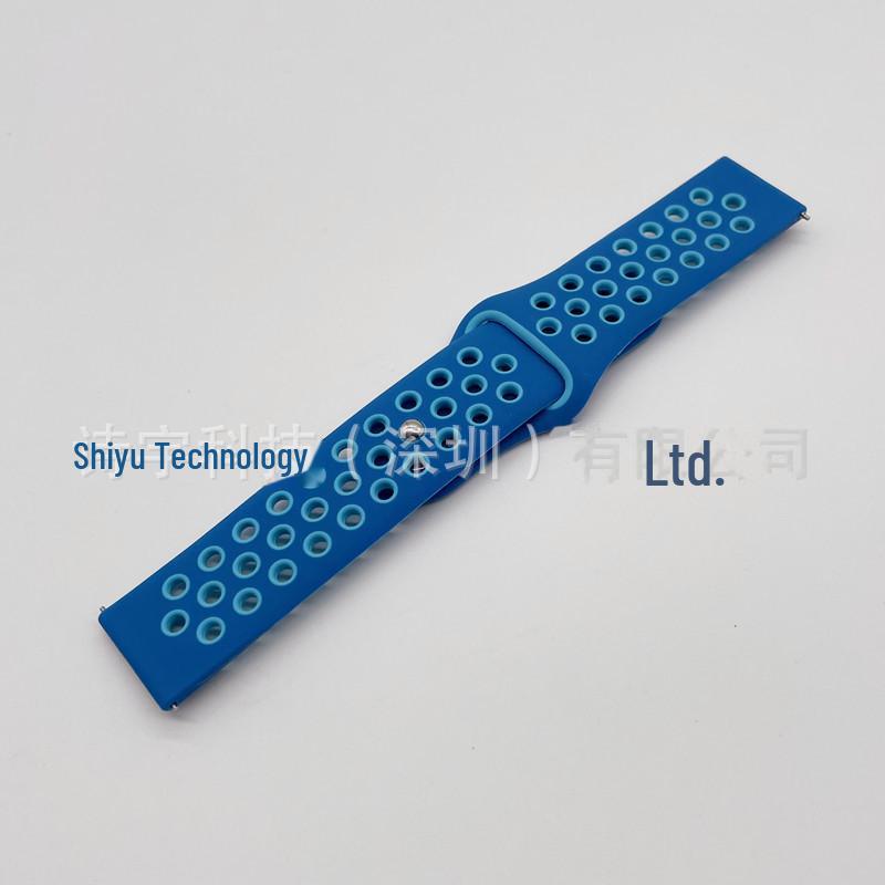 "Two-Color Silicone Strap for Huawei GT3, Samsung S4, Huami GT2pro, Honor Magic2, Xiaomi Watches"