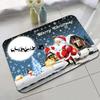 Ins Christmas Carpet Floor Mat, Door Mat, Living Room Bedroom Bedside Carpet, Toilet Bathroom Absorbent Door Mat