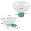 WH-B21LW Kitchen Food Scale Digital Cooking Multifunction Weight Scale with Bowl (White)
