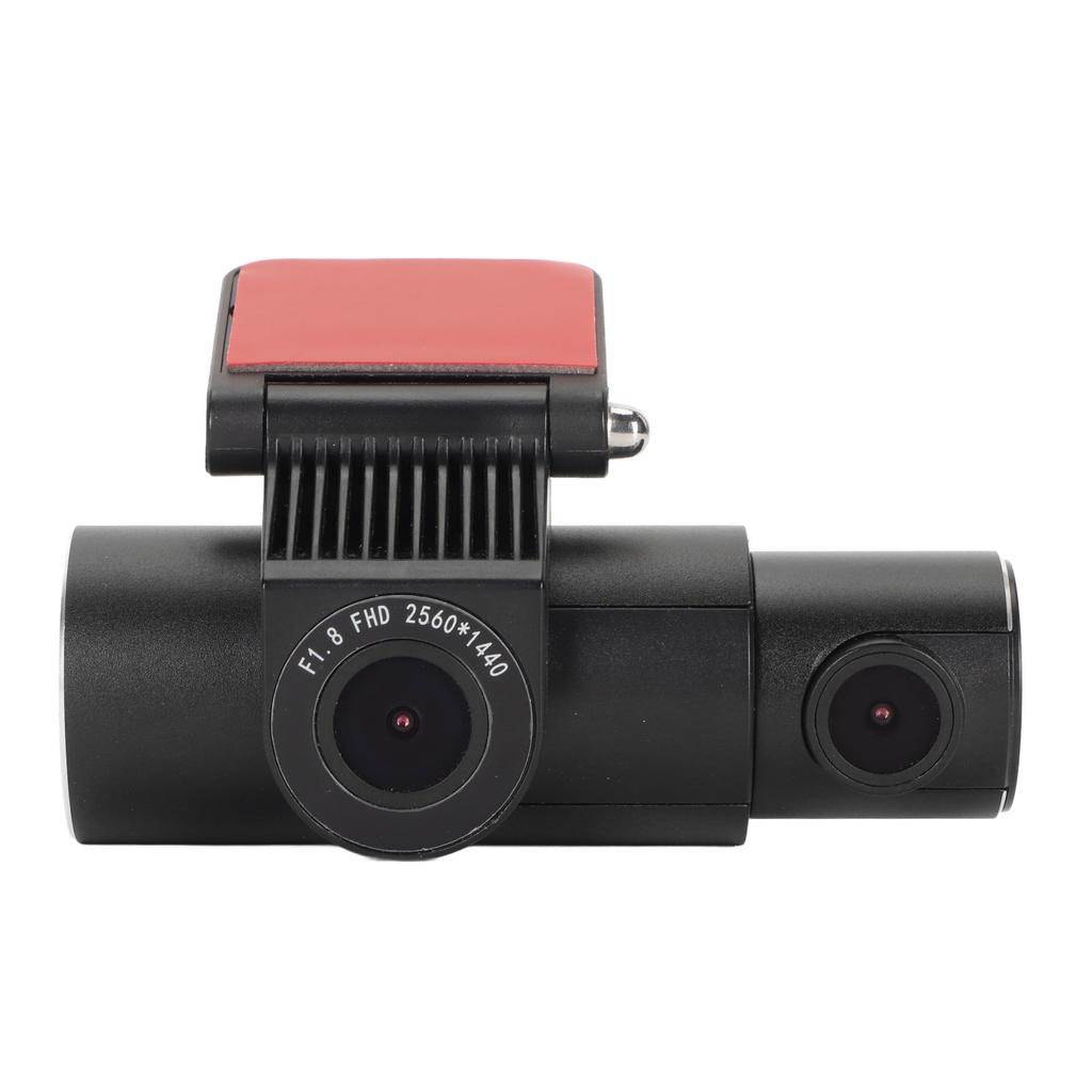 3 Channel Dash Cam Front Rear Inside View 2K 1080p Night Vision Loop Recording Parking Monitoring Driving Recorder