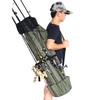 Waterproof Fishing Rod Bag Multifunctional Foldable Cylindrical Multiple Pockets F86 Storage Bag