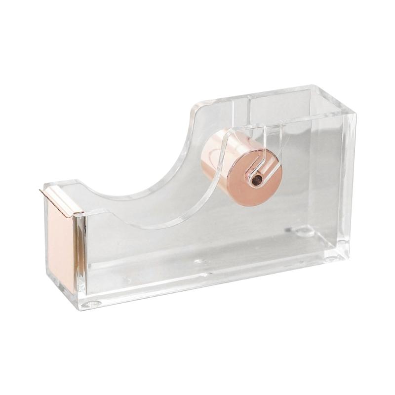 Acrylic Tape Dispenser Tape Dispenser Desk Office Desk Supplies Tape Holder Desktop Tape Dispenser Organier