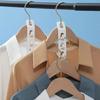 4Pcs/set  Plastics Hanger Connection Hook Stackable Space Saving Storage Multifunctional Hanging Clothes Rack
