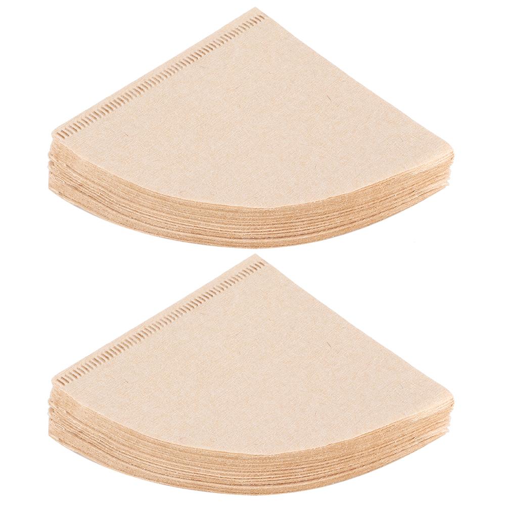 80Pcs ConeShaped Descartável Filtro de Café Papel Gotejamento Cafeteira Acessório para Fazer em Casa
