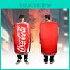 Adult Inflatable Cocacola Suit Cosplay Fancy Dress Costume Party Halloween Gift