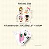 4 Pcs/Set Cartoon Face Bin Stickers Self-Adhesive Home Decor for Trash Can Wall Toilet Decor Refrigerator Fun Themed Decor