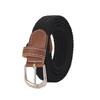Women Belt Adjustable Pins Wide Elastic Band Poreless Stretch Belt Roll-up Free