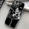 The-Clowns-horrors-T-Terrifier Transparent Back Phone Case For iPhone 17 16 15 13 12 11 14 Pro Max Mini Plus Silicone Bumper