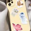 50pcs Watercolor Diary Scrapbook Stickers Decoration Phone Cases Notebooks Luggage Water Bottles Scrapbooking DIY Stickers
