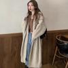 Womens Cardigan Long Sleeve Cable Knit Sweater Open Front Loose Outwear Drop Shoulder Maxi Sweater