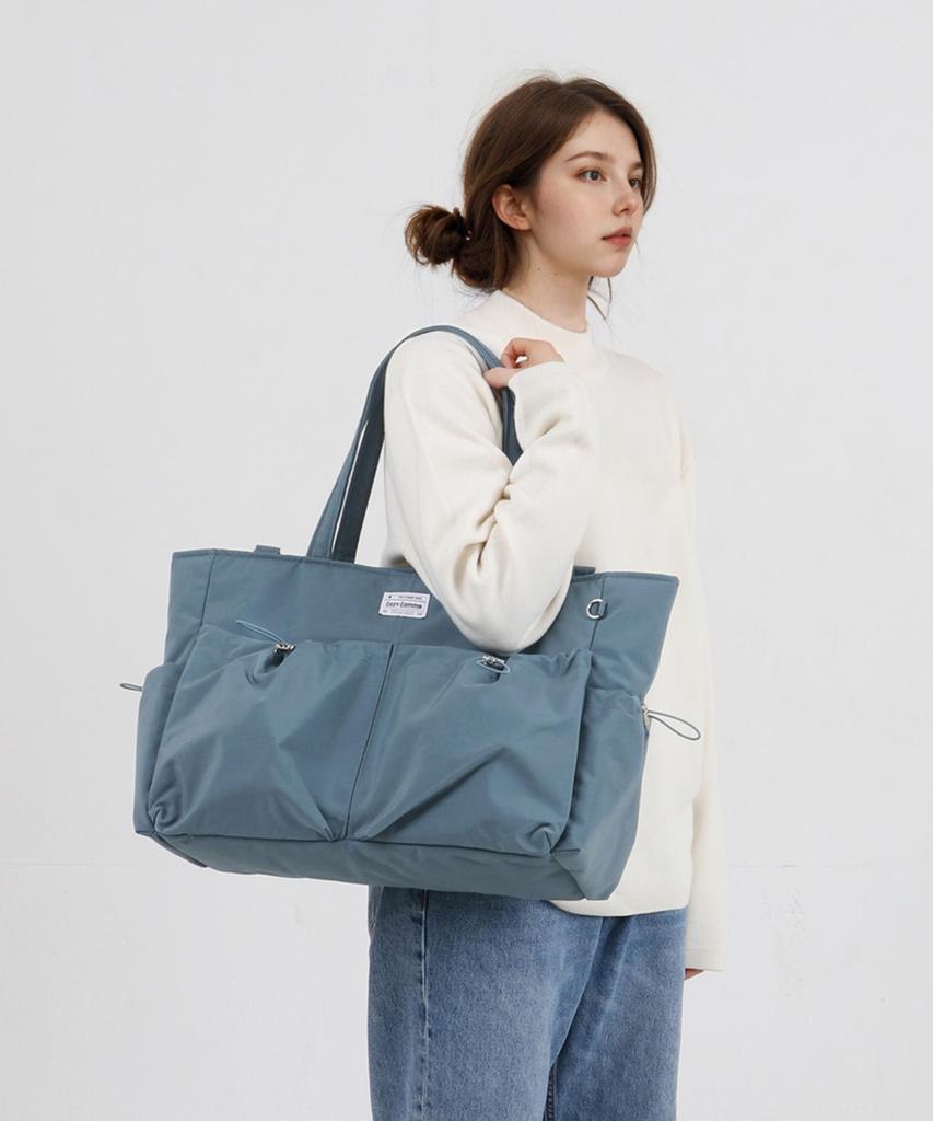 Cozycomma 17-Pocket Nylon Peddler Bag_Cozy Bag [Grayish Blue]