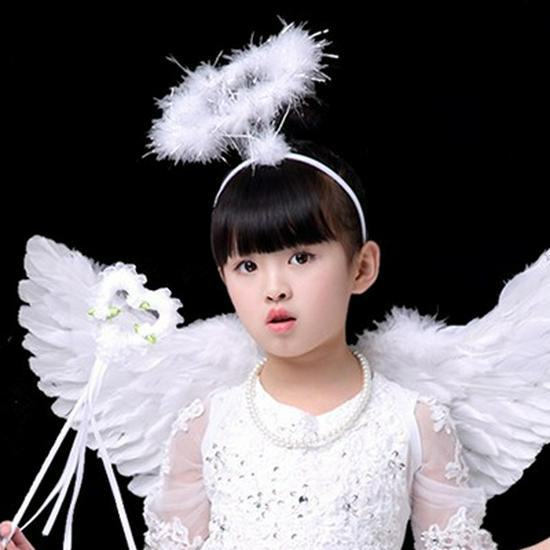 

Костюм Крылья Маленькой Пчелки: Костюм принцессы для танцев и набор из 4 предметов «Стрекоза» на Хэллоуин Angel headband