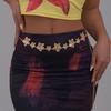 Fashion Personality Three-Dimensional Flower Waist Chain Waist Chain Sexy Metal Chain Body Chain Female