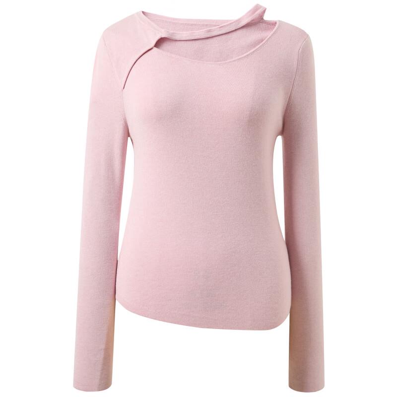 Sancai Women's Hollow Knit Pullover Sweater