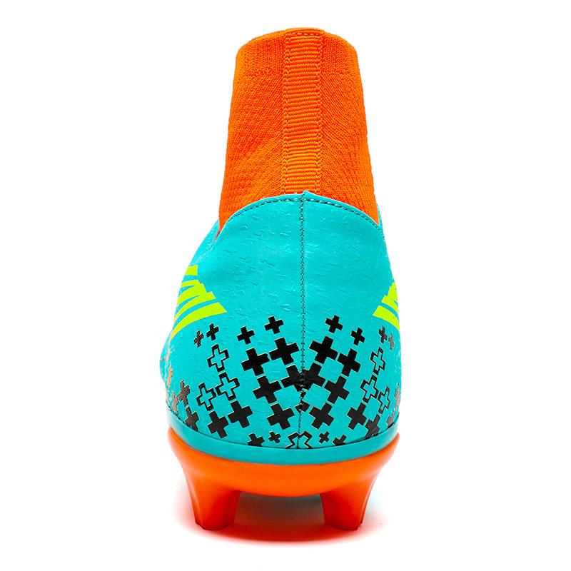 35-47 Men's High-top Socks Large Sizes of Long Nails Football Shoes Non-slip Wear-resistant TPR Artificial Corthiri Outdoor Children's Football Shoes