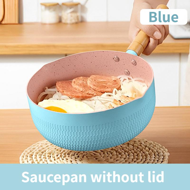 

Zackoo Medical Stone Кастрюля с крышкой Кухонная антипригарная сковорода Розовые сковороды для блинов Посуда для приготовления пищи Молоко Антипригарные кастрюли для приготовления пищи 18cm