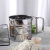 Edelstahl Mehlsieb Tasse Hohe Qualität Handgehaltenes Mehlsiebwerkzeug Pulversieb Maschenweite Backen Gebäckwerkzeuge Küchenhelfer