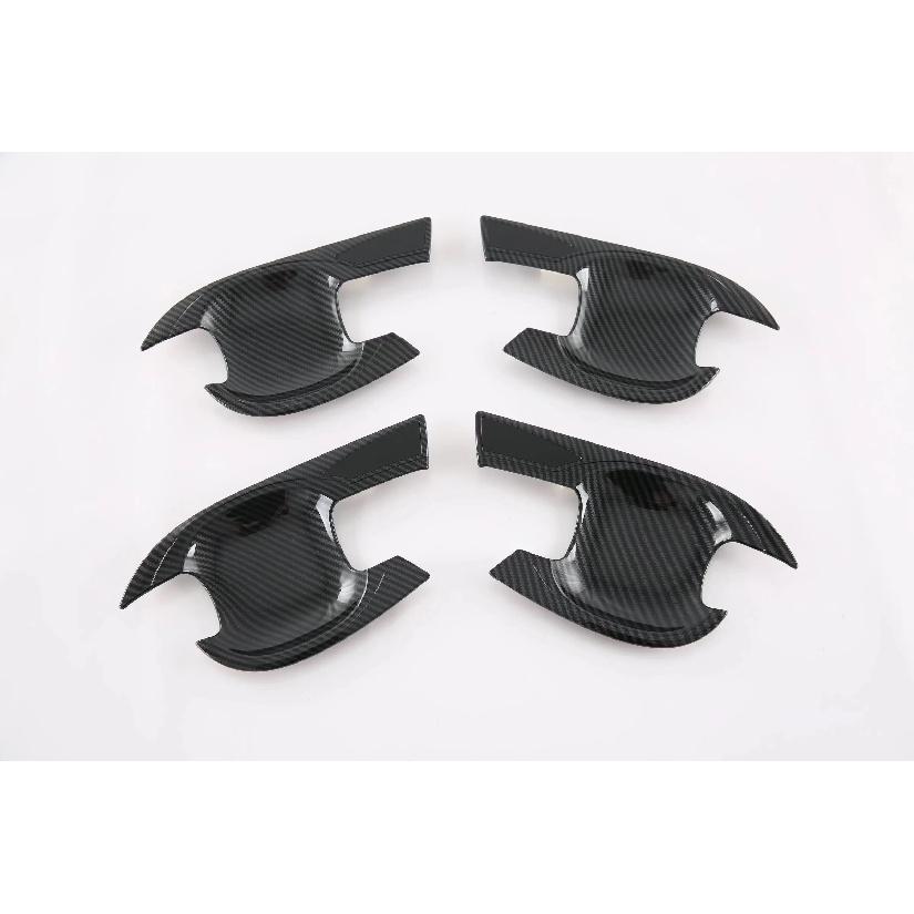 Für Kia Mohave Borrego HM2     ABS Kohlefaser Türgriffabdeckung Türschalenrahmen Verkleidungen Auto Styling Zubehör