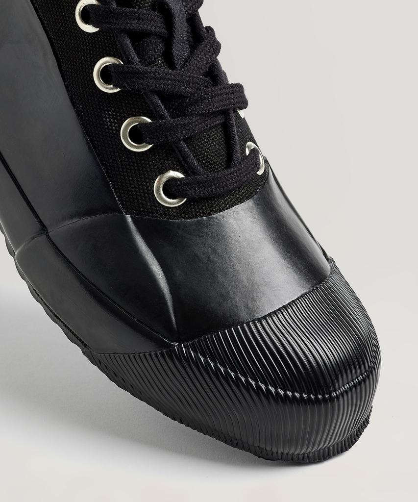 Novesta Rubberen Sneakers Helemaal Zwart