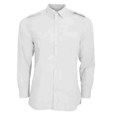 Camicia pilota da uomo a maniche lunghe