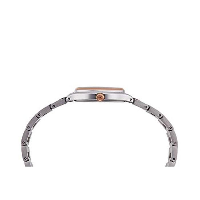 [Orient] iO RN-WG0010A Women's Solar Watch - White Dial, Pink Band
