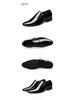 Dragonfly Men's Genuine Leather Pointed Toe Formal Shoes - Soft Sole, Korean Style, Plus Size Available