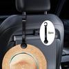 Universal Cowboy Hat Hanger Magnetic Car Hat Holder PU Leather Storage Rack for Truck SUV Vehicle
