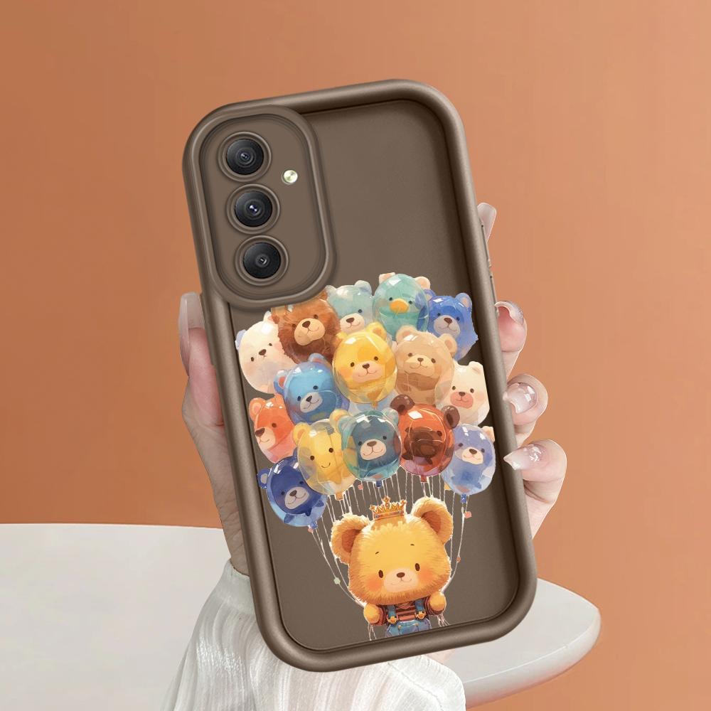 Weiches Silikon-Telefongehäuse mit quadratischem Leiterdruckmuster, vollständige Abdeckung, Kamera, stoßfestes Schutzgummigehäuse für Samsung