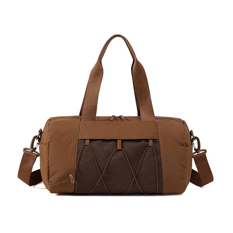 Luggage Bag Large Capacity Foldable Storage Bag Solid Color Water-Repellent Travel Bag