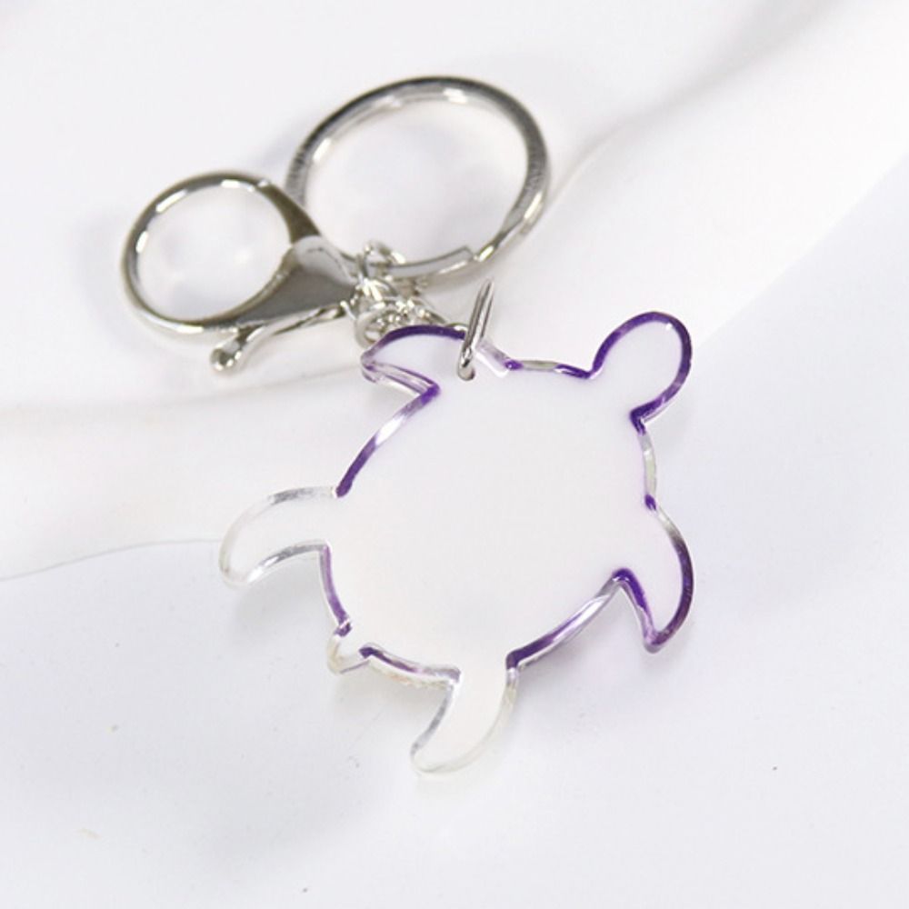 Colorful Little Turtle Keychain Cartoon Tortoise Animal Bag Pendant  Birthday Gift