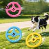 Safe Dental Care Toys for Pets Dogs Floating Toy, Interactive Dog Toy with Bell, Steering Lightweight Chewable Training Equipment Wheel Shape,