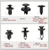200 General Purpose Automotive Retaining Clips - 6mm, 7mm, 8mm, 9mm, 10mm - Mixed Types, Bumper Push RivetsAutomotive Parts Removal Tools