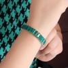 2023, brățară lată nouă, piatră prețioasă de agat verde natural, bijuterii fine din argint 925 pentru femei, cadou prețios pentru mama