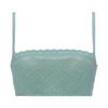 AMOSTYLE Amostyle Bandeau Bra Daisy Garden M010 Size E70 (Amostyle) (Removable Straps) (Green)