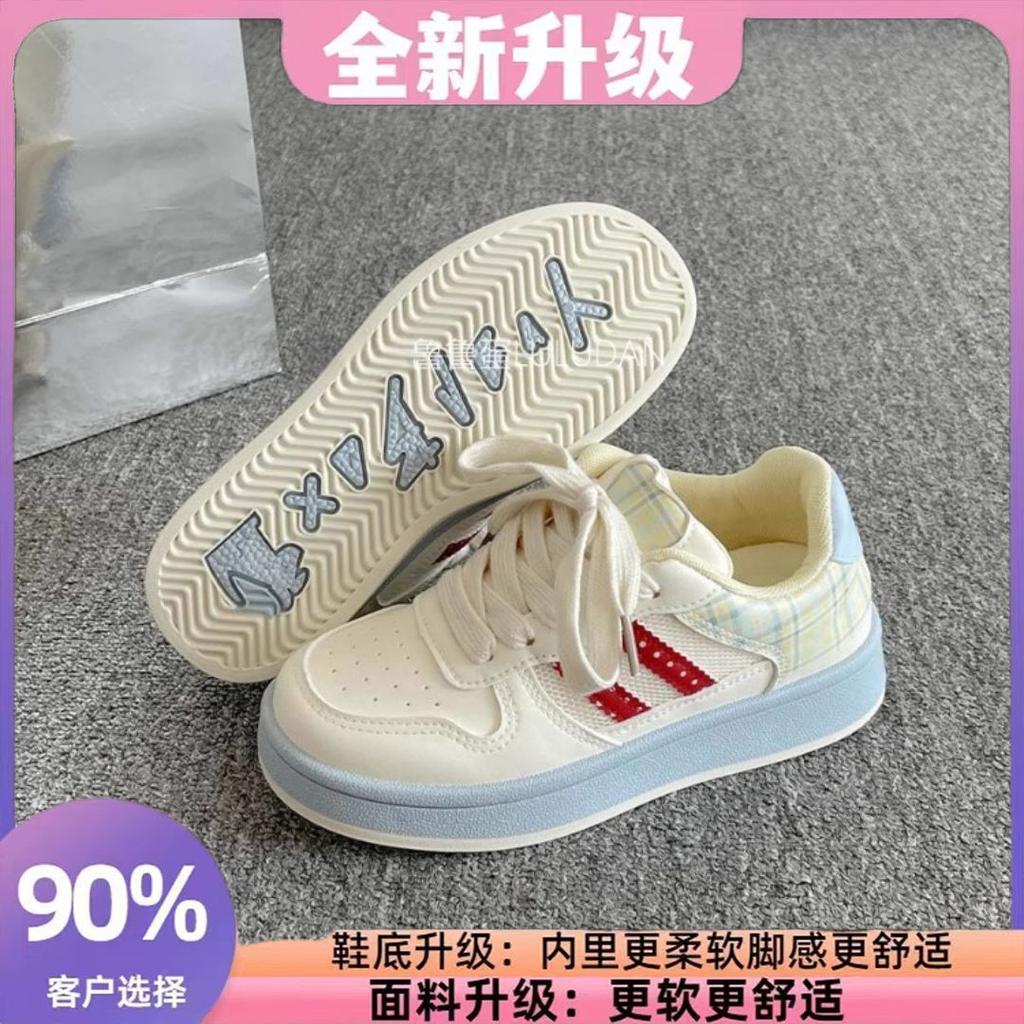 Summer Mesh Breathable Board Shoes Women's 2025 New Platform White Shoes Versatile Sports Niche Bread Shoes