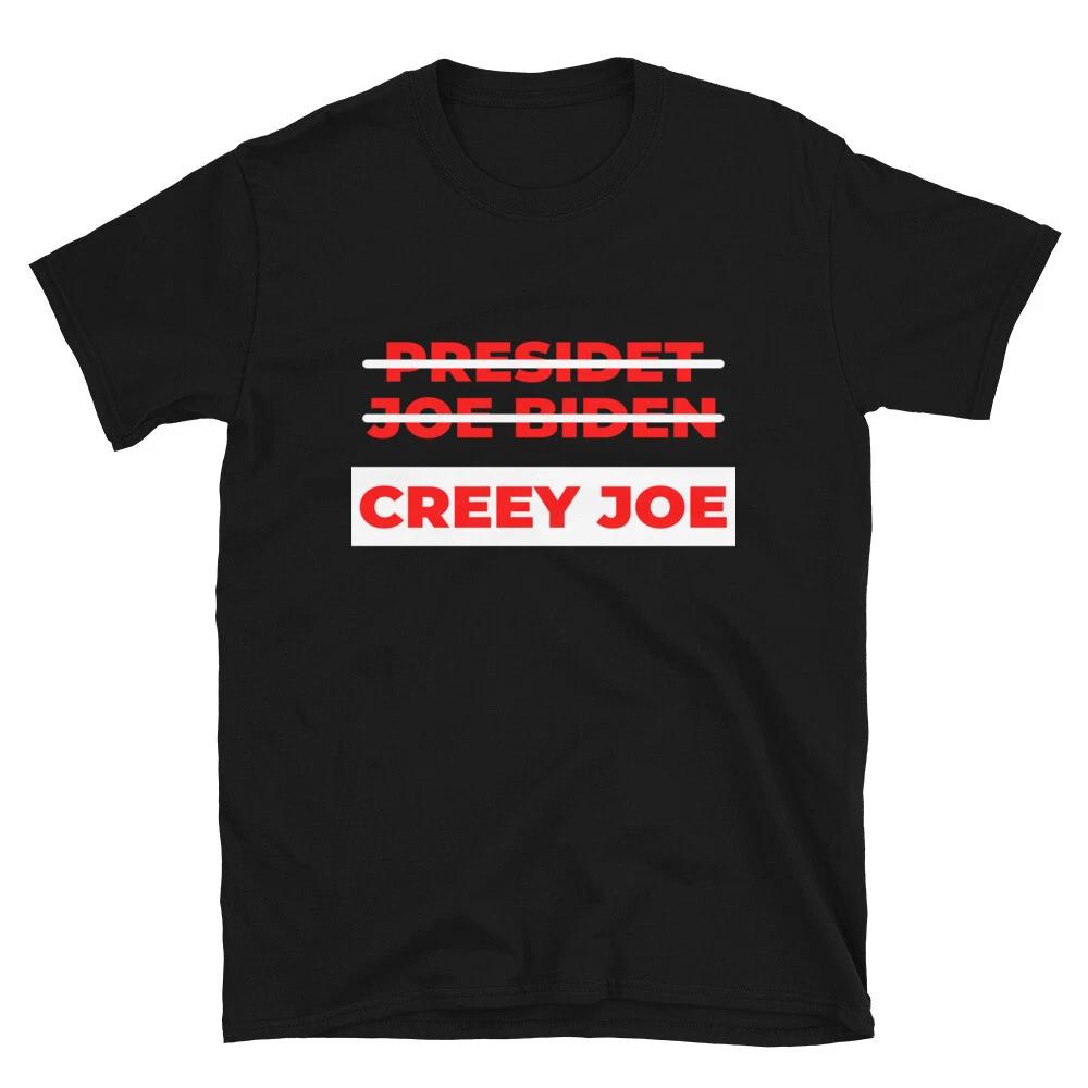 Anti Biden Creepy Joe Political Not My President T-Shirt 3XL