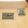 L.L.BEAN Short Sleeve Open Collar Shirt L Pale Orange Outdoors Men's Used