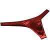 Shiny Male Underwear Stretchy Faux Leather T Back G String Thong Pants