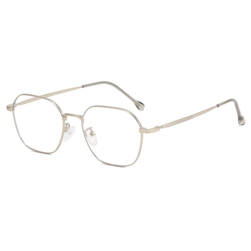 New classical personalized square full frame glasses frame high texture metal tide myopia glasses frame HC